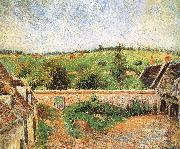 Farmer s yard Camille Pissarro